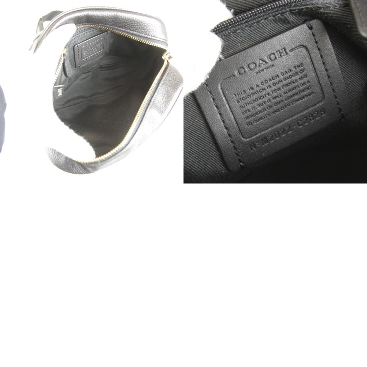 美品『USED』COACH【コーチ】 C2828 カメラバッグ ブラック ショルダー