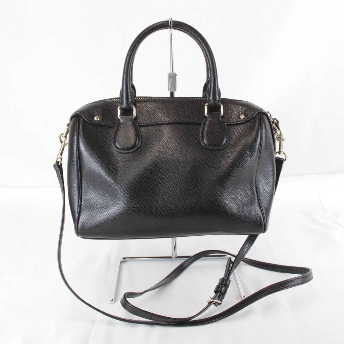 USED』COACH【コーチ】 2WAY ブラック ショルダーバッグ ハンドバッグ 