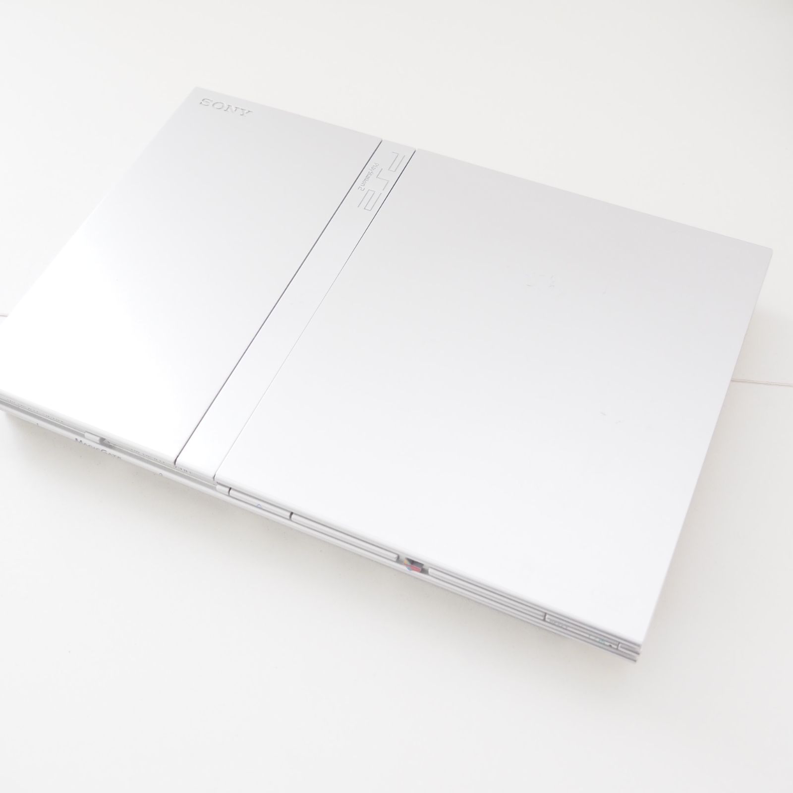 PS2 SCPH-75000 プレイステーション2 サテンシルバー 本体 すぐ遊べる