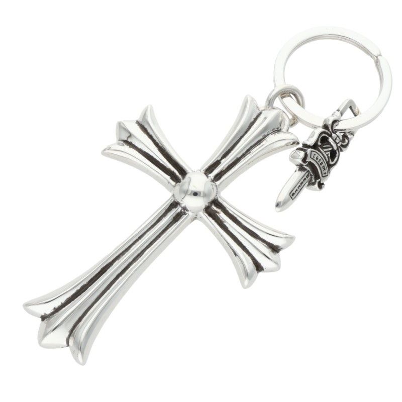 クロムハーツ CH CRS LG&No5 DGGR/ラージクロス#5ダガーキーリング