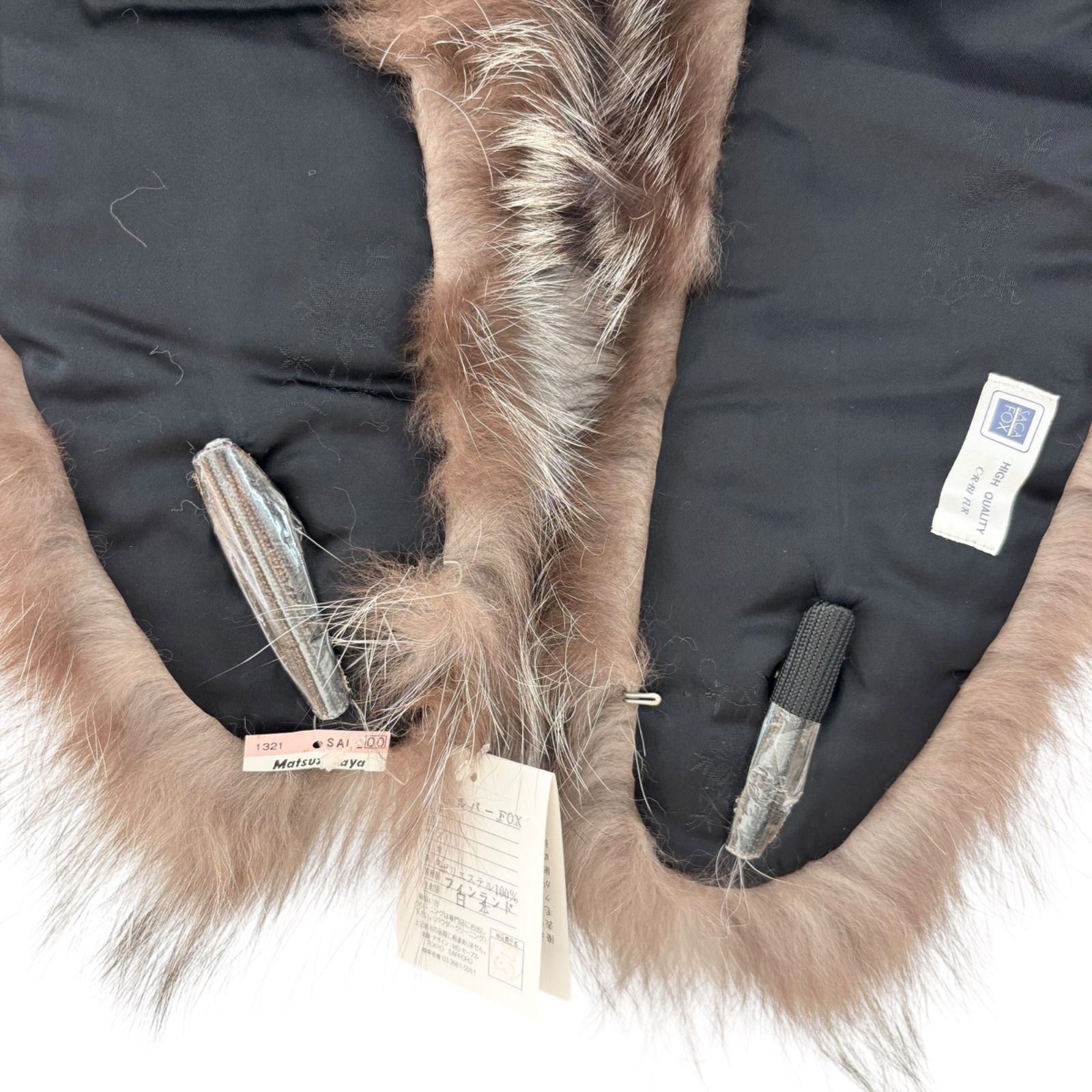 ZM1699 【タグ付き美品】SAGA FOX サガフォックス シルバーフォックス