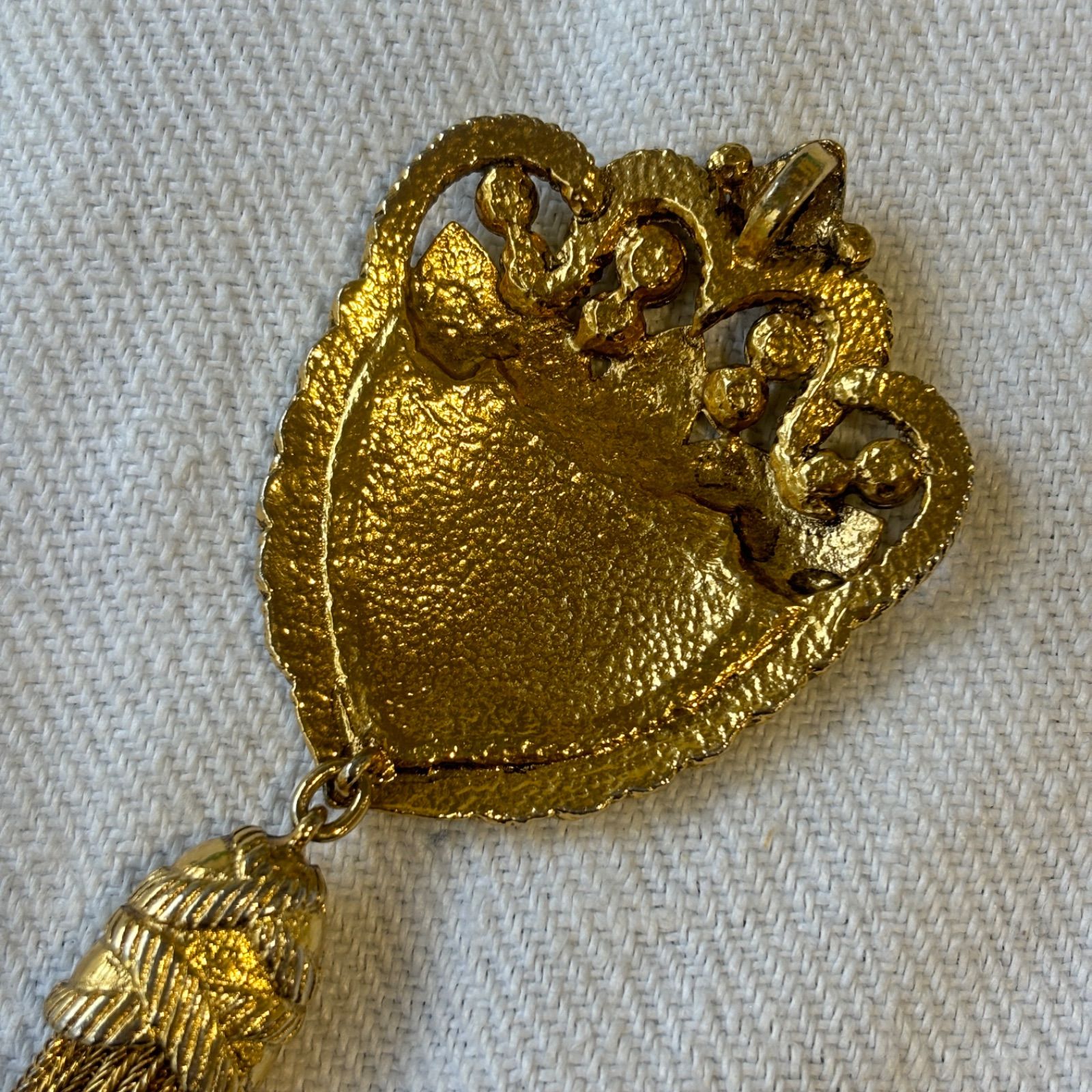 ソニアリキエル SR タッセル ビジュー ネックレス 大ぶり ソニアリキエル SR タッセル ビジュー ネックレス 大ぶり