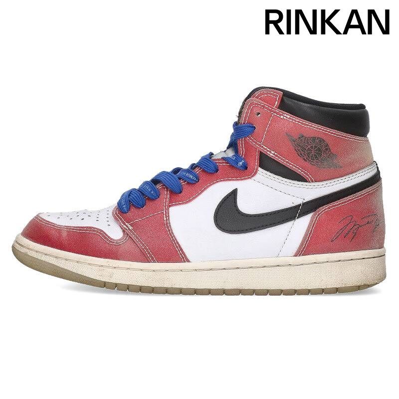ナイキ サイズ:27cm  AIR JORDAN 1 RETRO HIGH OG SP DA2728-100 エアジョーダン1レトロハイオージートロフィールームスニーカー 中古 BS55 ナイキ AIR JORDAN 1 RETRO HIGH OG SP DA2728-100 エアジョーダン1