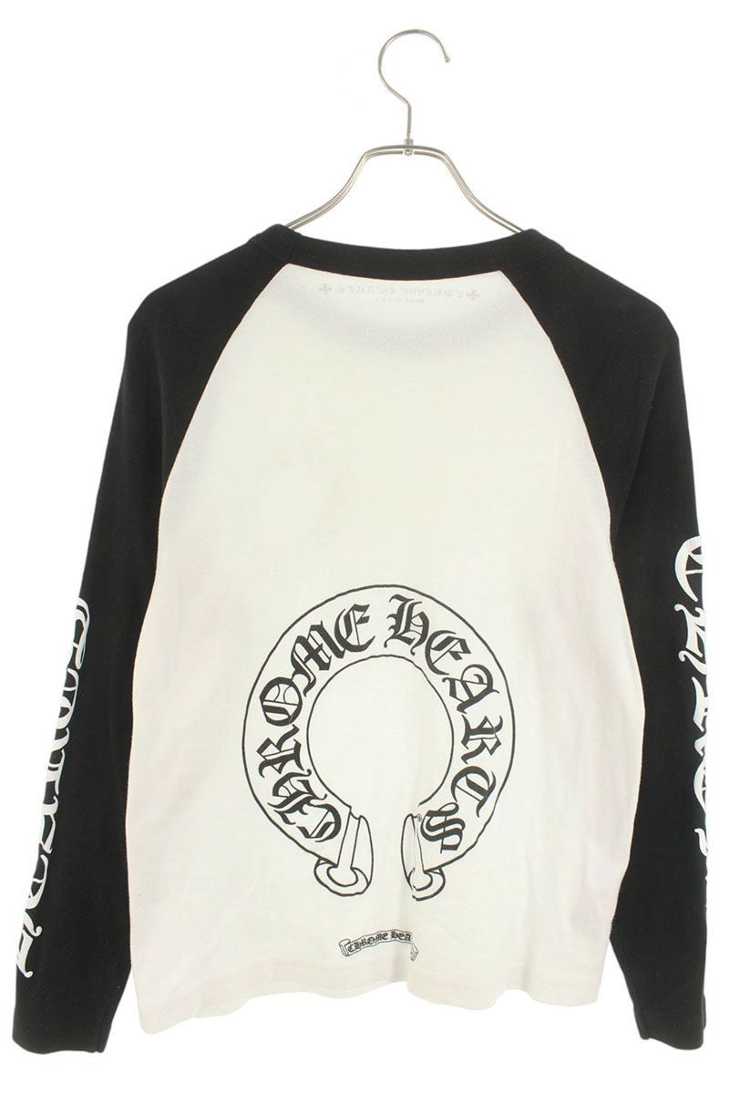クロムハーツ CH L/S/1 バックホースシュープリントラグランスリーブ