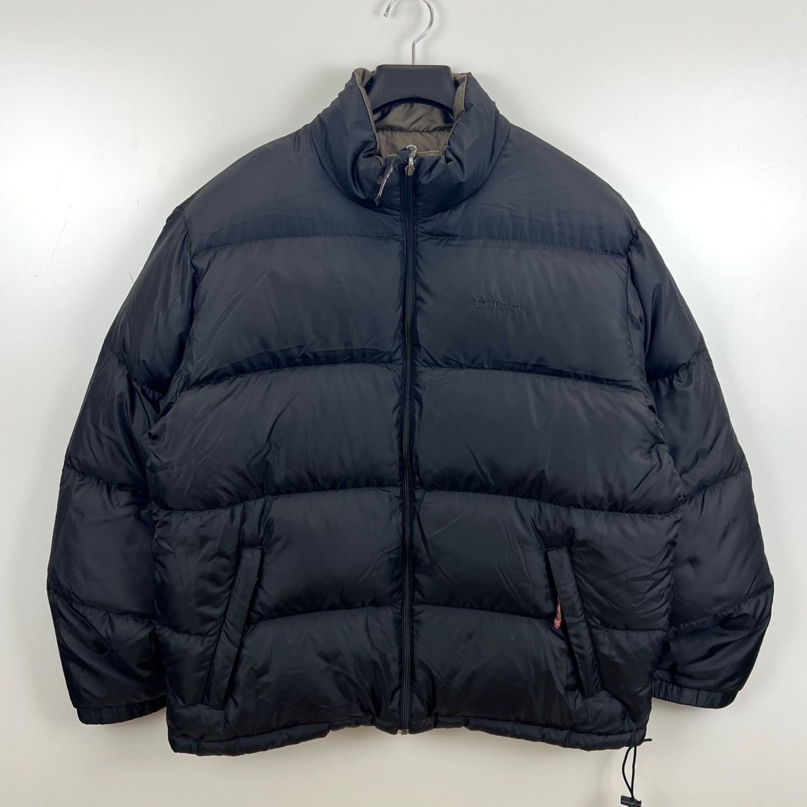 L.L.Bean 00s archive reversible BOX goose down jacket L エルエル 