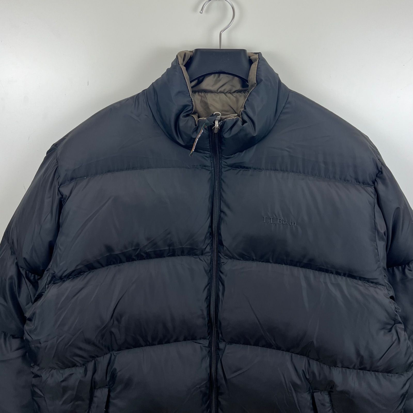 mont-bellダウンジャケット 水色 短丈 リバーシブル おーた着用 mont 