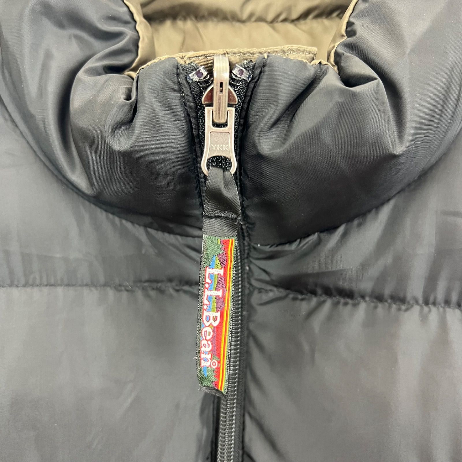 L.L.Bean 00s archive reversible BOX goose down jacket L エルエル 