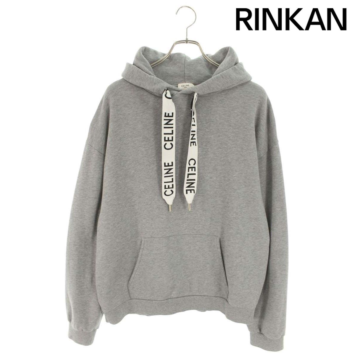 セリーヌ 2Y468670Q ロゴドローコードプルオーバーパーカー メンズ XXL