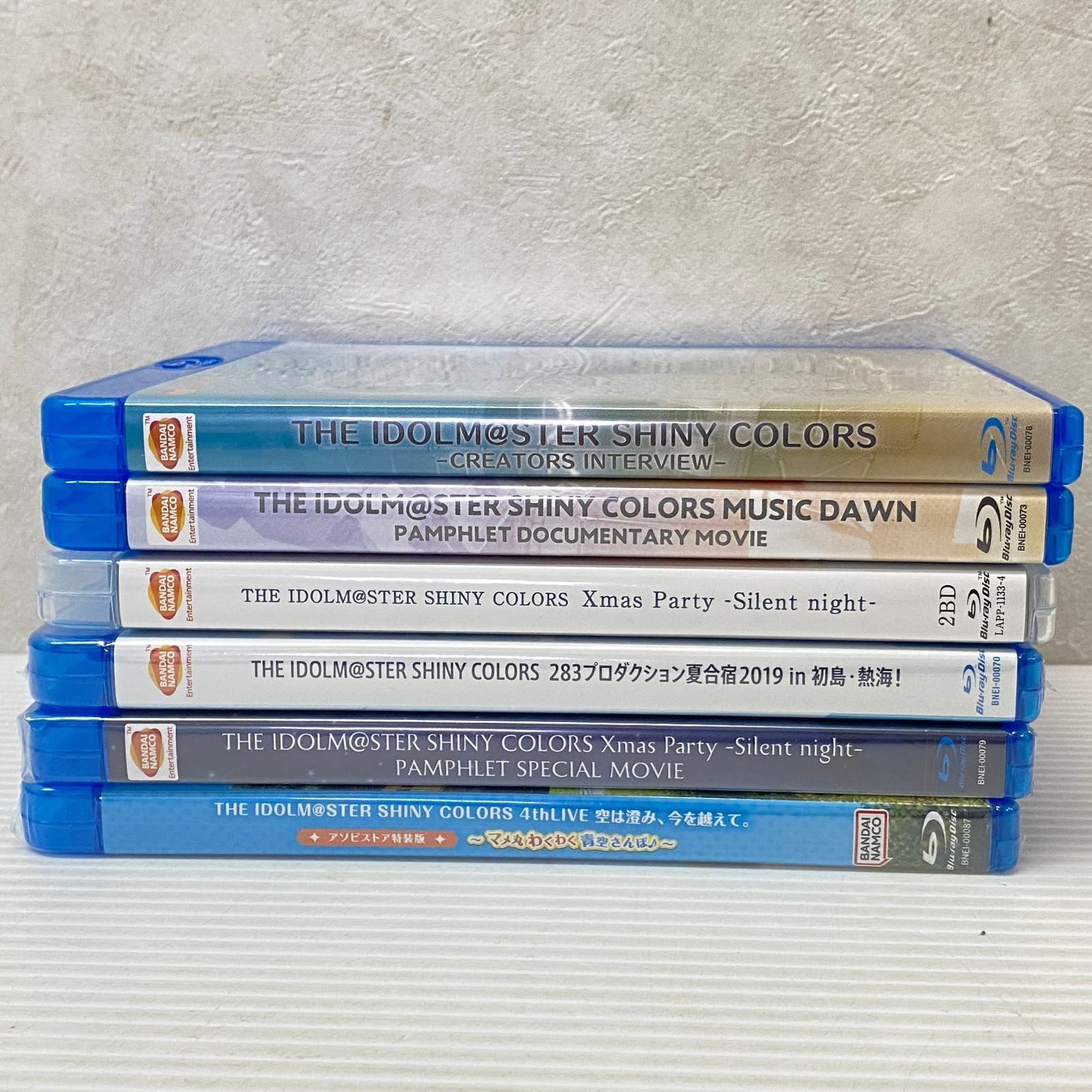 THE IDOLM@STER SHINY COLORS Blu-rayセット シャニマス6th】Blu-ray初回生産限定版のジャケットデザイン＆特典
