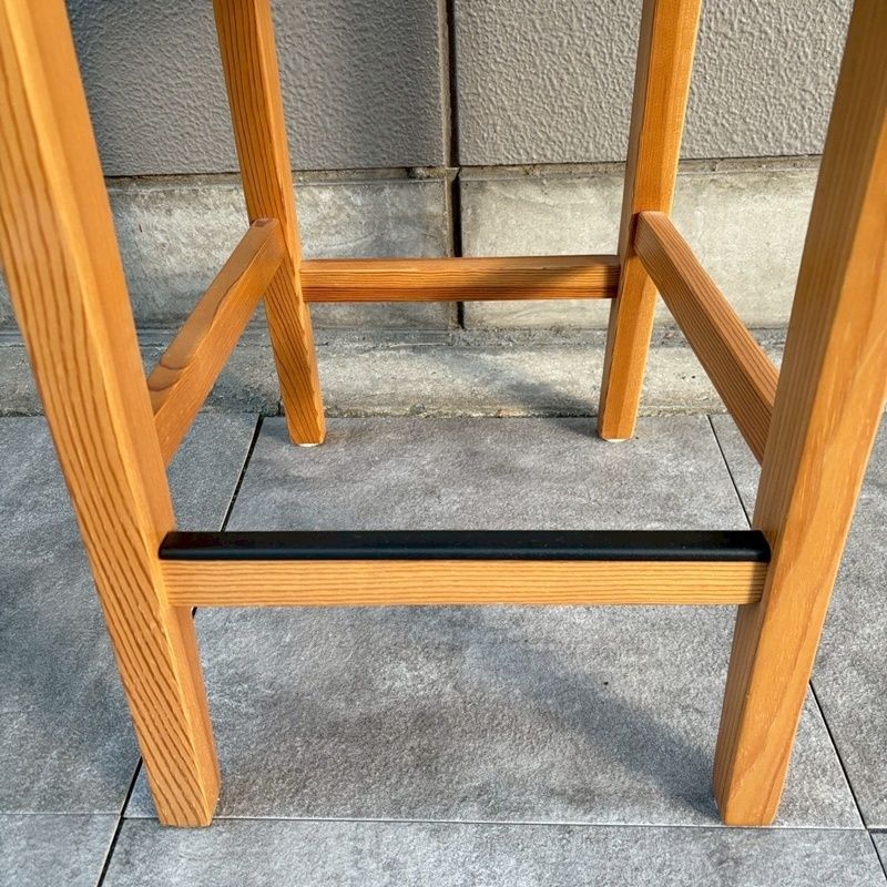 IKEA INGOLF カウンターチェア 背もたれ付き 2脚セット 木製