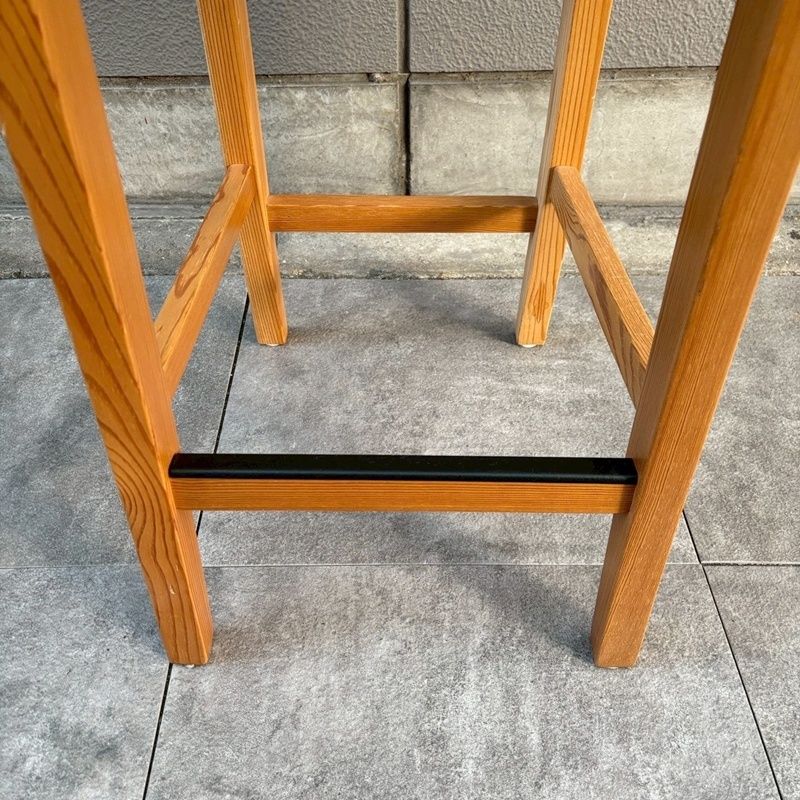 IKEA INGOLF カウンターチェア 背もたれ付き 2脚セット 木製