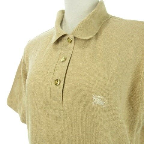 バーバリーズ Burberrys ポロワンピース ミニ 半袖 売れ筋 M ベージュ