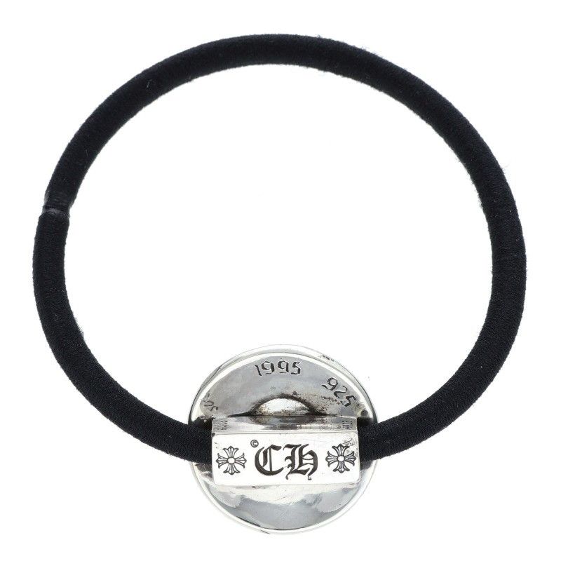 クロムハーツ HAIRBAND/クロスボールボタンヘアゴム シルバーヘアゴム