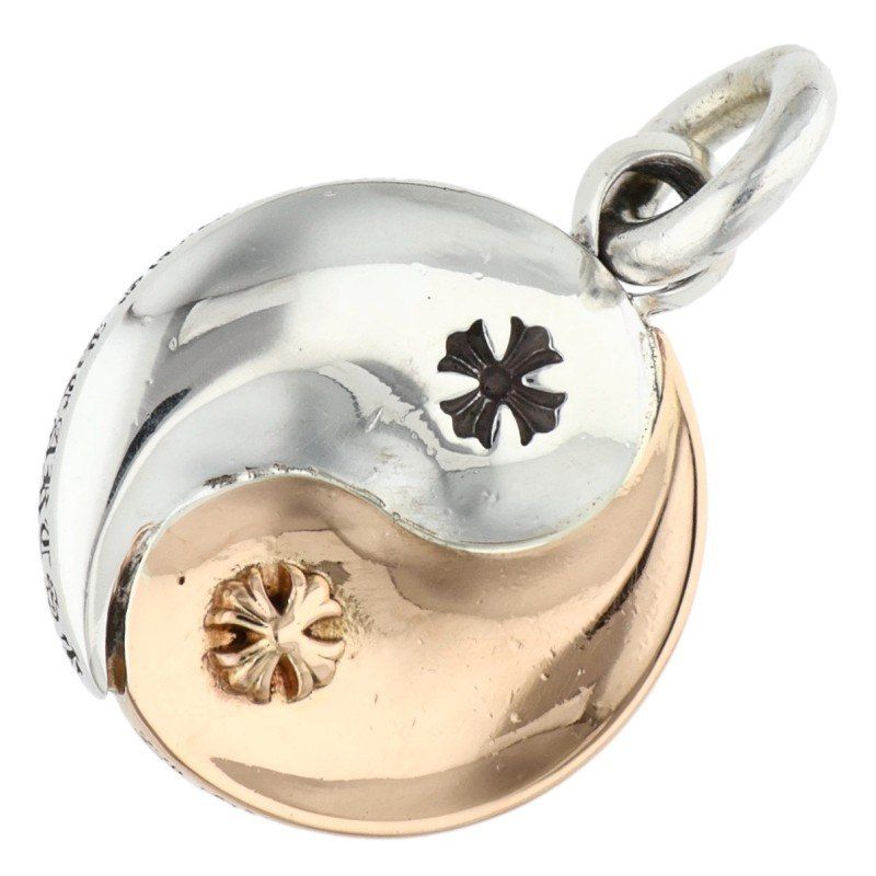 クロムハーツ YIN YANG MD インヤンミディアム シルバーゴールドコンビ