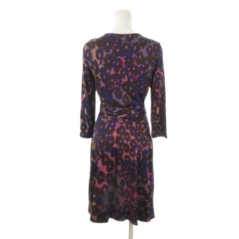 新品 ダイアンフォンファステンバーグ カシュクールワンピース シルク ベルト ダイアンフォンファステンバーグ DIANE von FURSTENBERG カシュクール