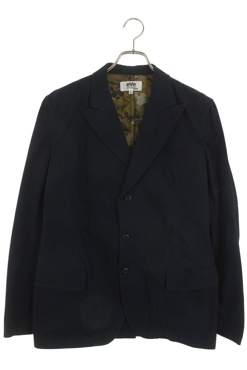 ジュンヤワタナベ 黒いテーラードジャケット カラフル裏地 ジュンヤ