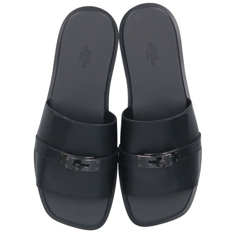 HERMES ガブリエル サンダル ケリーバックル スウェード 42 27㎝ HERMES ガブリエル サンダル ケリーバックル スウェード 42 27