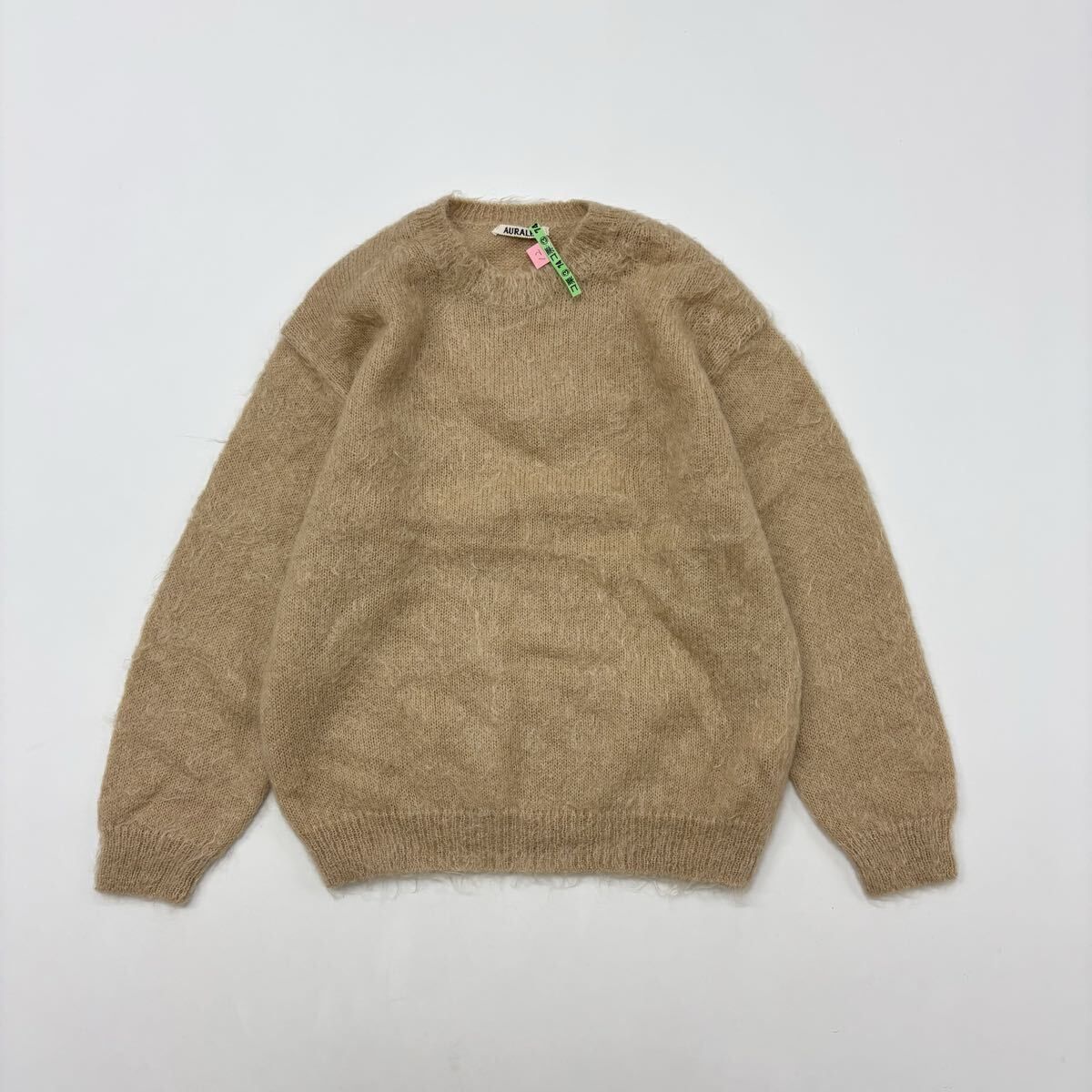 23aw 2023 AURALEE オーラリー BRUSHED SUPER KID MOHAIR KNIT P/O 