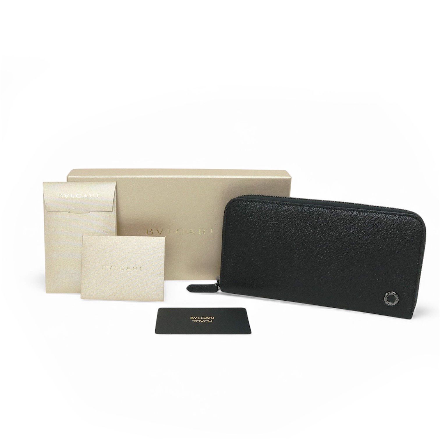 国内正規品・新品】BVLGARI ブルガリ マン ラウンドファスナー ジップ 
