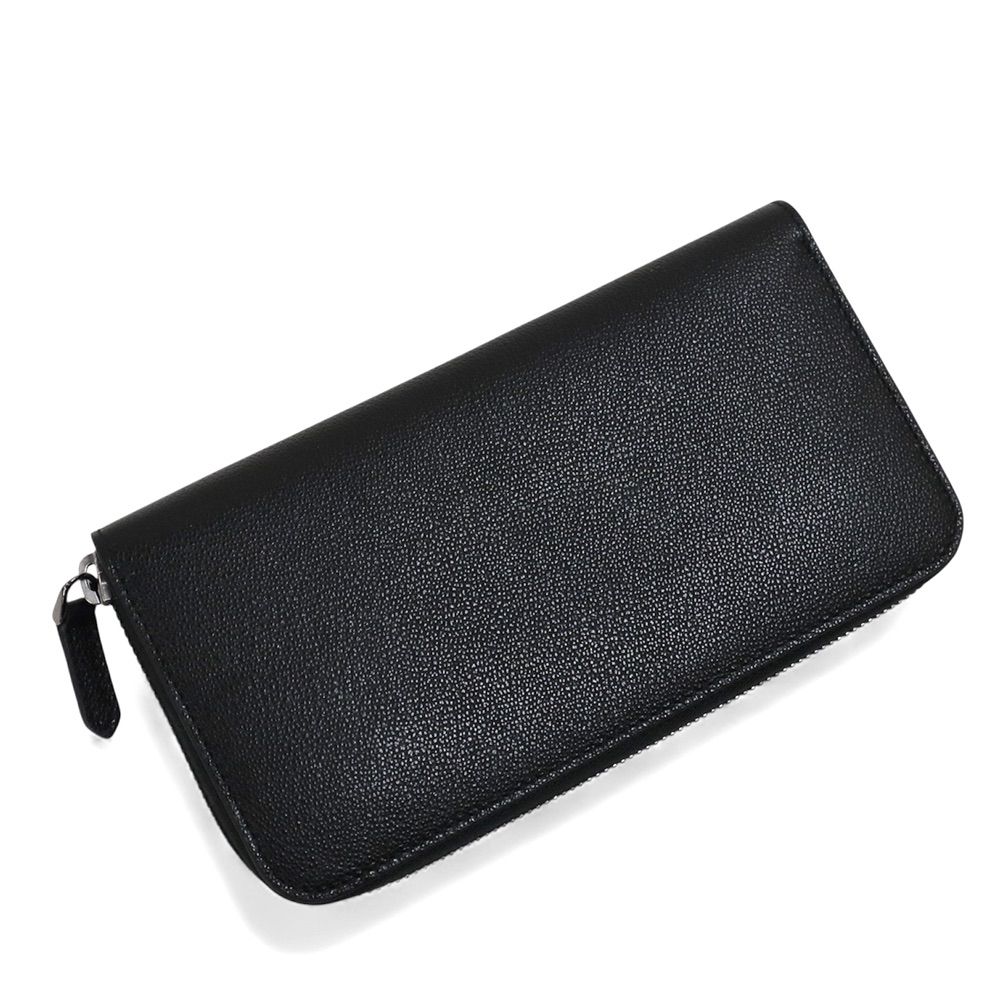 BVLGARI ブルガリ マンジップウォレット グレー 長財布 付属品完備