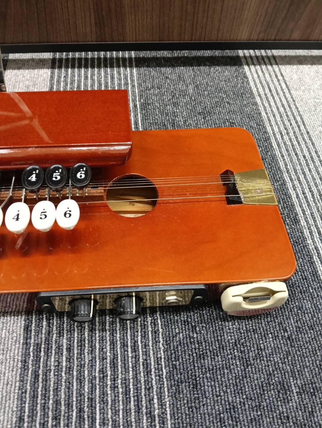 中古品】SUZUKI スズキ 大正琴 砂丘 ソプラノ ケース付き 現状品