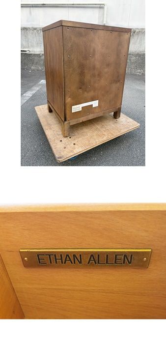 中古】【一部地域送料無料】ETHAN ALLEN(イーセンアーレン) チェスト3