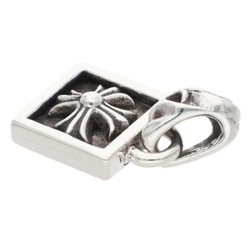 クロムハーツ FRAMED CH PLUS/フレームドCHプラス チャーム/シルバー