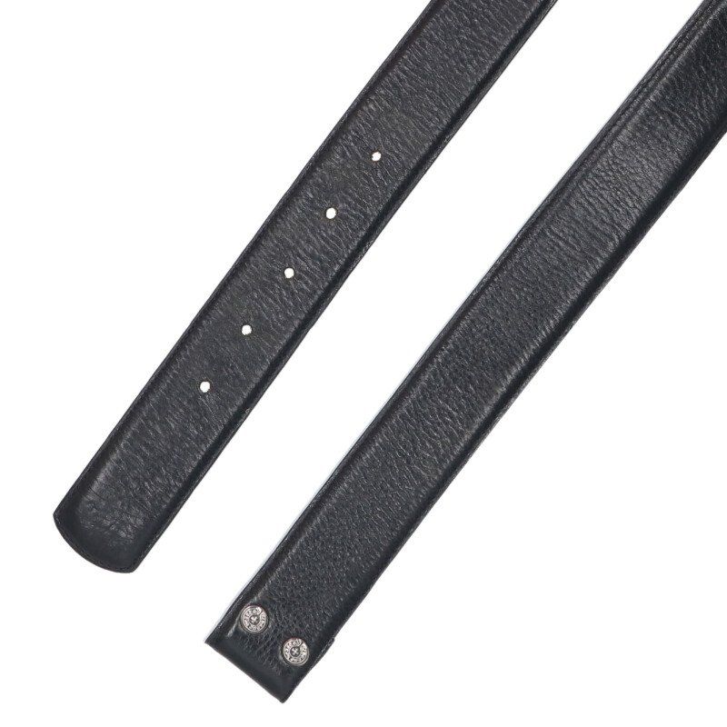 クロムハーツ 1.5 STRAP/1.5inchスクロールレーベルリベッツ レザー