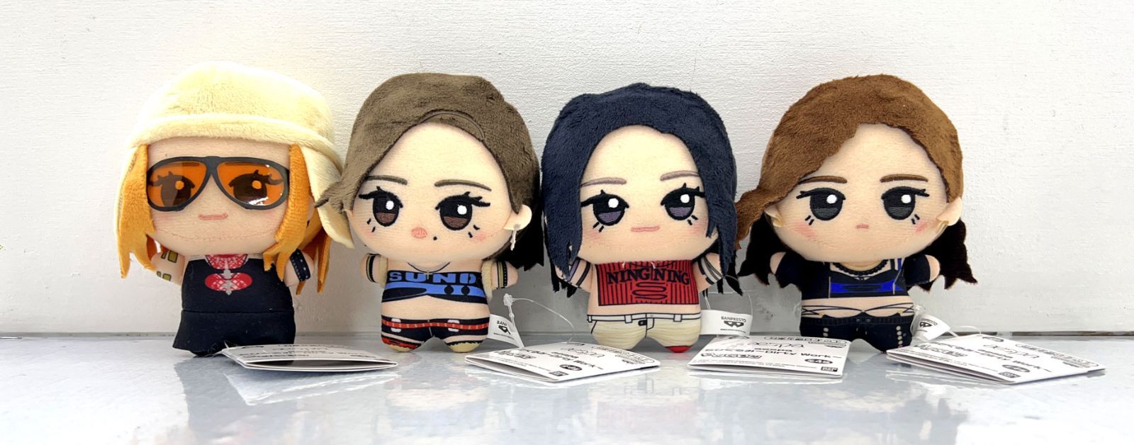 盛岡86-0001] aespa ちびぐるみ～Dirty Work～ ぬいぐるみ 4種セット