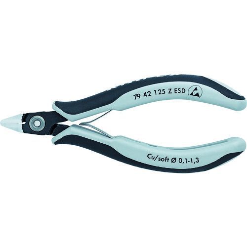 KNIPEX ESD精密エレクトロニッパー 安い 125mm