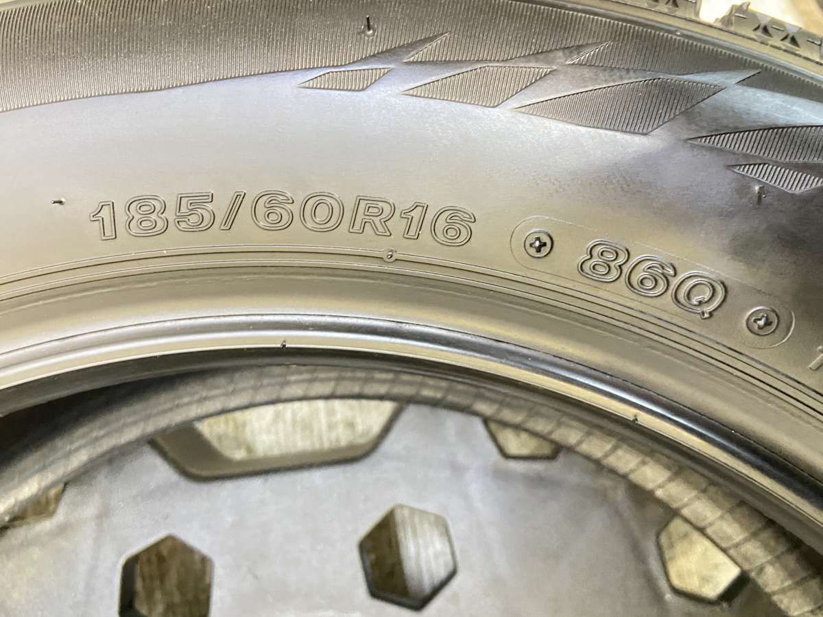 185/60R16 ブリヂストン ブリザック VRX2 中古タイヤ スタッドレス 
