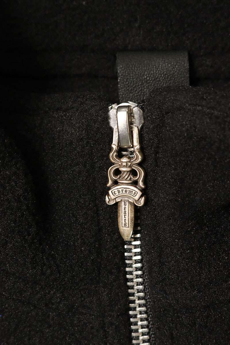 クロムハーツ YKT U TARDY SWEEP HLF ZIP ダガーハーフジップフリース