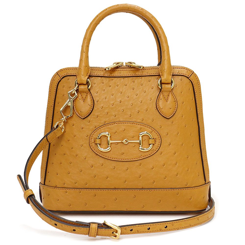GUCCI グッチ ヴィンテージ ハンドバッグ エキゾチックレザー ゴールド金具 グッチ ホースビット 1955 ショルダー ハンドバッグ 2way 斜め掛け