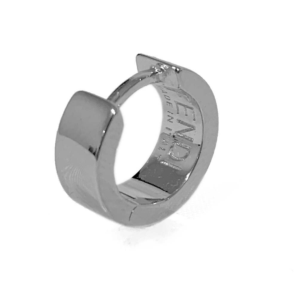 FENDI 片耳用　ピアス 新品 FENDI フェンディ 7AK015 B09 F0VD1 ロゴ入り シングルピアス