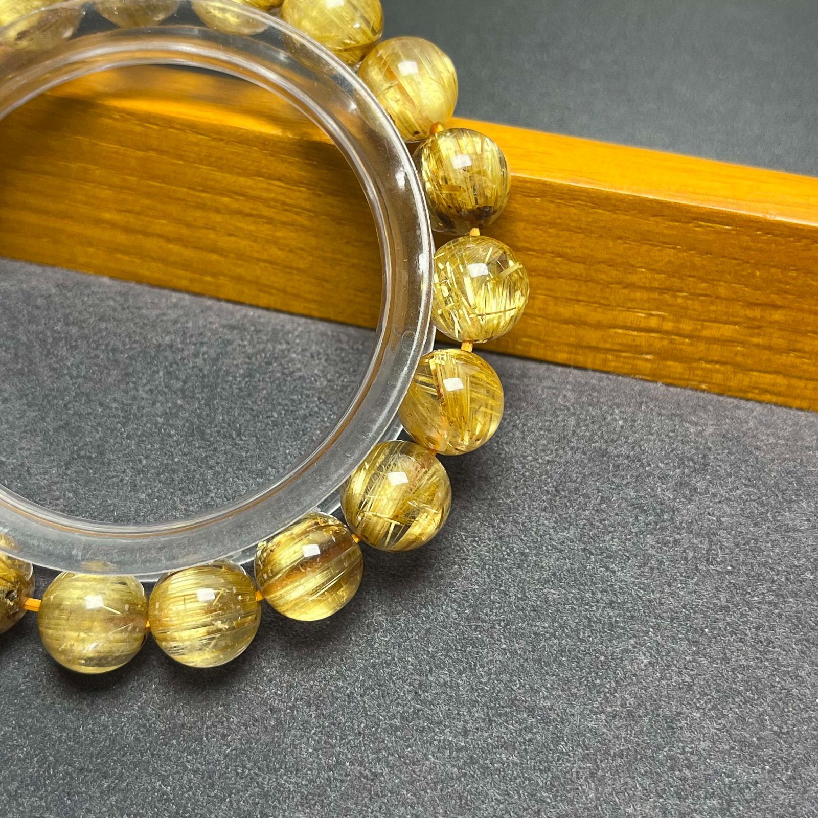 超希少!!!☆【180A極!極満針ルチルクォーツ】☆ブレスレット