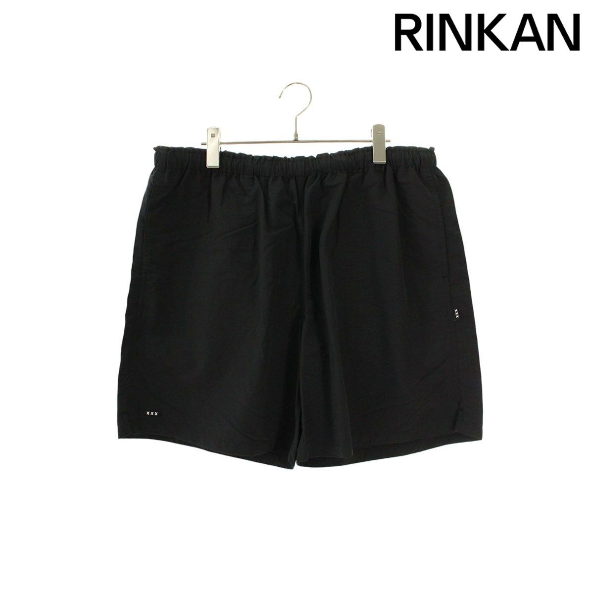 ゴッドセレクショントリプルエックス ロゴプリントナイロンハーフ