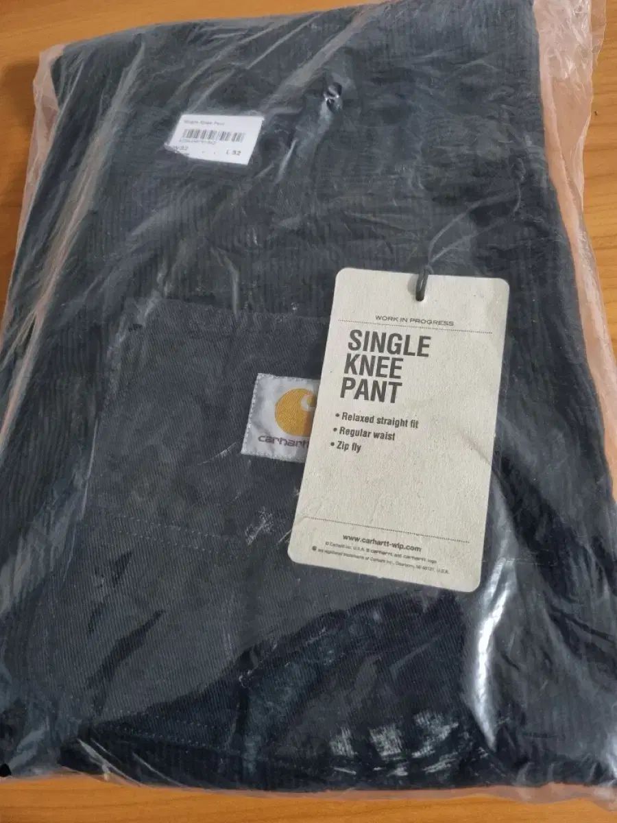 新品 カーハート WIP 工場 Single ニ コーデュロイ パンツ ブラック