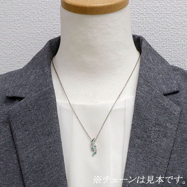 K18WG パライバトルマリン ダイヤモンド ペンダントトップ 0.22ct D0