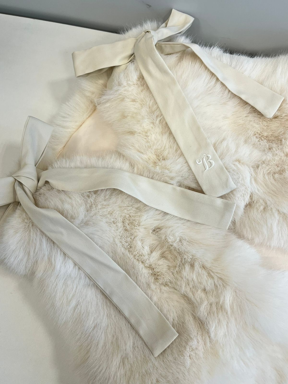 ビビィ Bibiy ANGELE FUR VEST エンジェルファーベスト リボン B21
