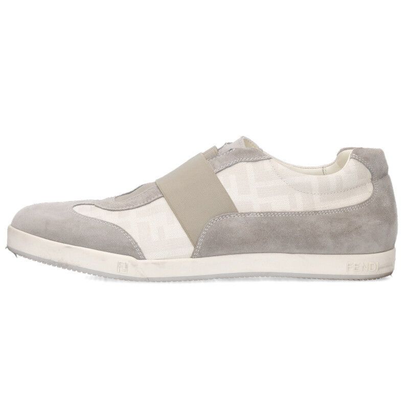 フェンディ サイズ:7  7E0662 ズッカ柄ローカットスニーカー 中古 BS99 フェンディ 7E0662 ズッカ柄ローカットスニーカー メンズ 7 ※12/28～1