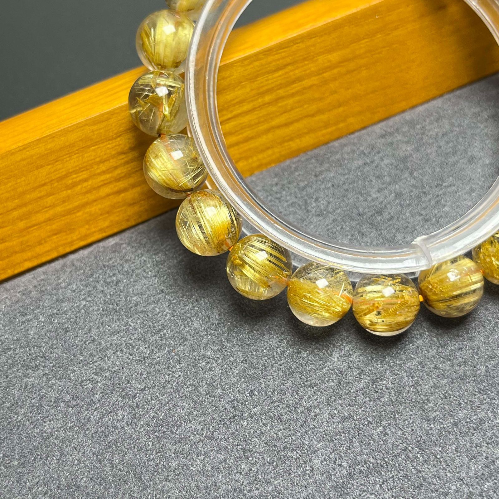 満針ルチルクォーツ ブレスレット