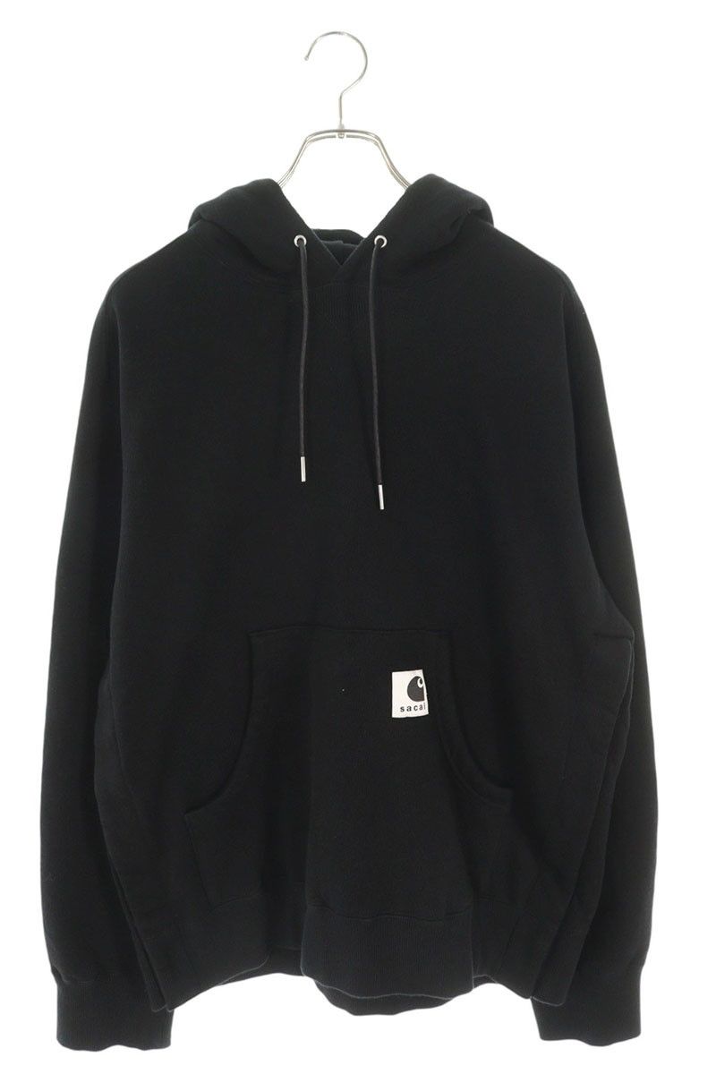 サカイ  カーハート サイズ:3  Cotton Jersey Hoodie 25-00993S コットンプルオーバーパーカー 中古 BS99 サカイ ×カーハート Carhartt Cotton Jersey Hoodie 25-00993S