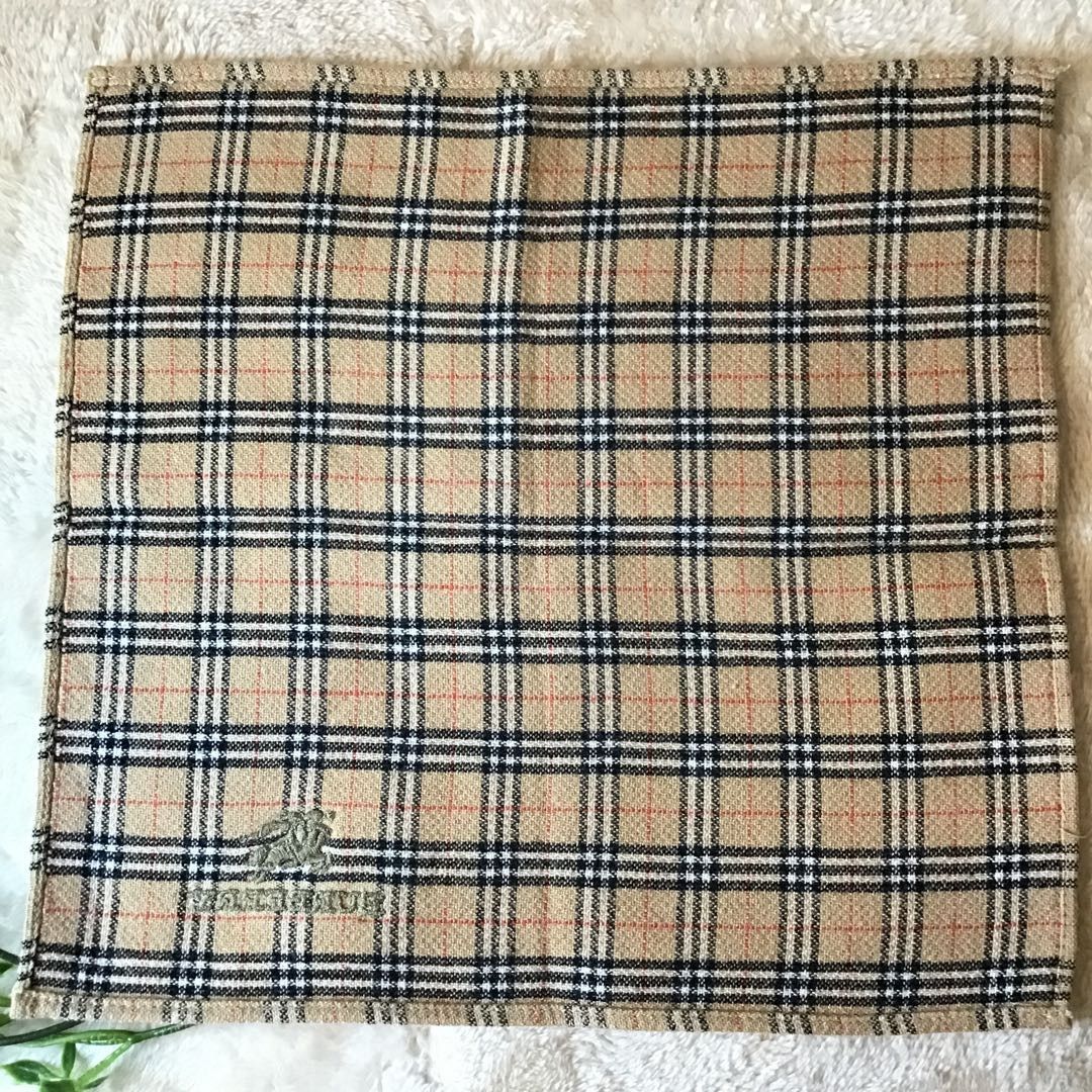 バーバリー ハンカチ Burberry ノバチェック ピンク タオルハンカチ