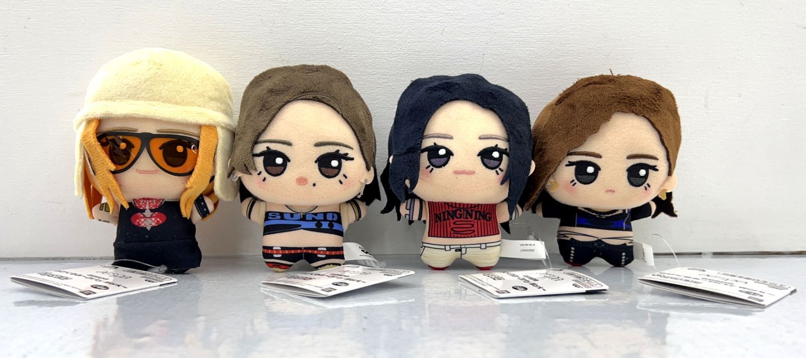 盛岡86-0003】aespa ちびぐるみ～Dirty Work～ ぬいぐるみ 4種セット