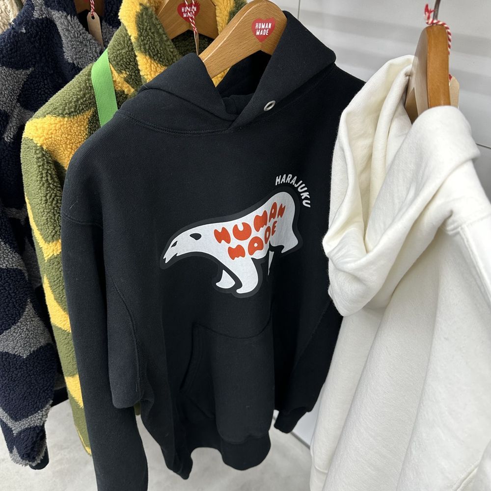 HUMAN MADE 神戸店限定　黒L アニマルフードパーカー HUMAN MADE(ヒューマンメイド) 25AW Stores Exclusive Animal Hoodie