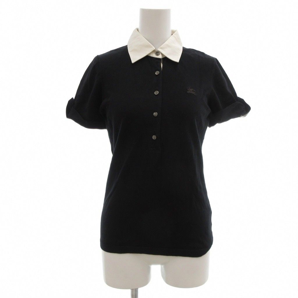 バーバリーブルーレーベル BURBERRY BLUE LABEL ポロシャツ ニット 38