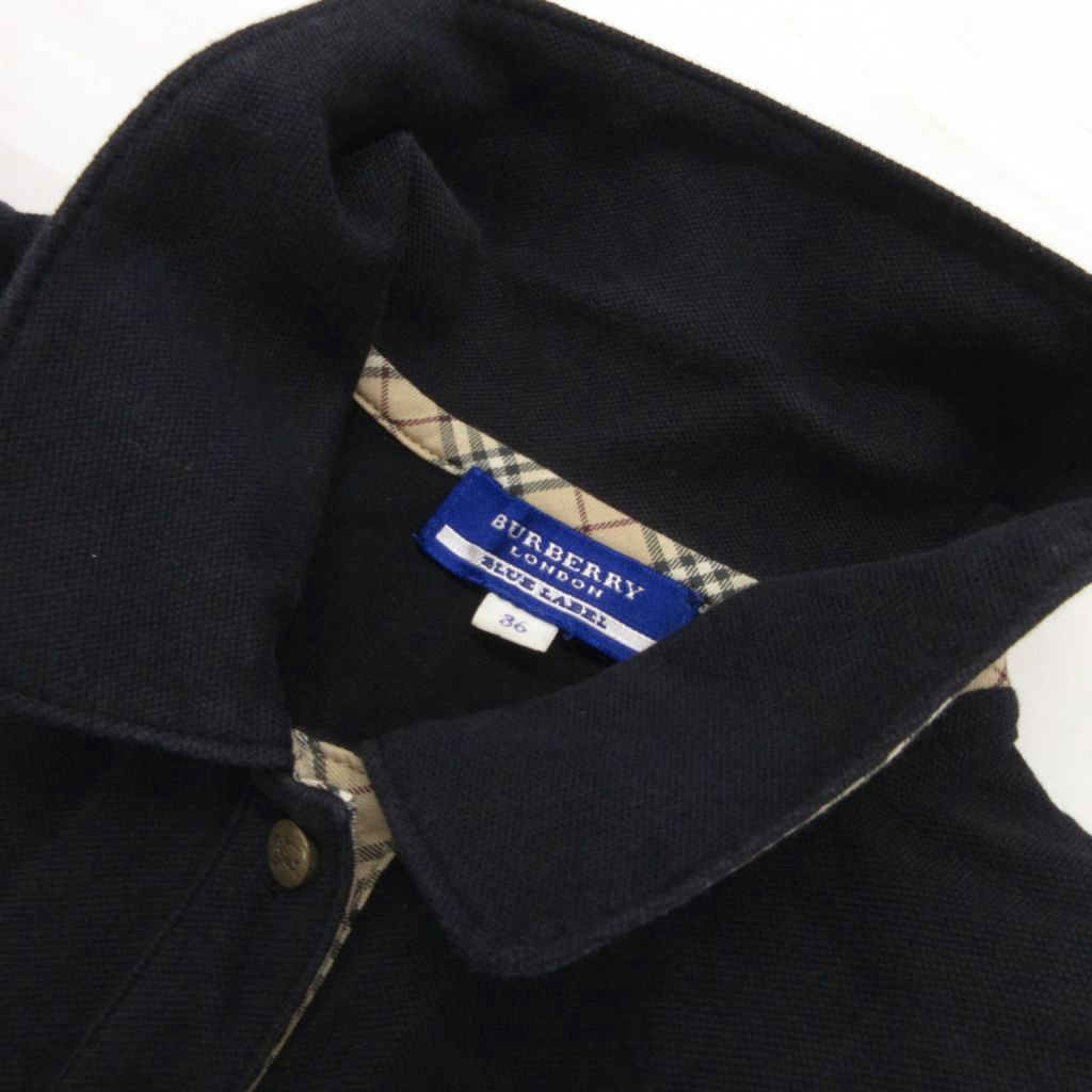 バーバリー ポロシャツ Burberry メンズ ネイビー 鹿の子 ロゴ XL バーバリー ポロシャツ Burberry メンズ ネイビー 鹿の子 ロゴ XL