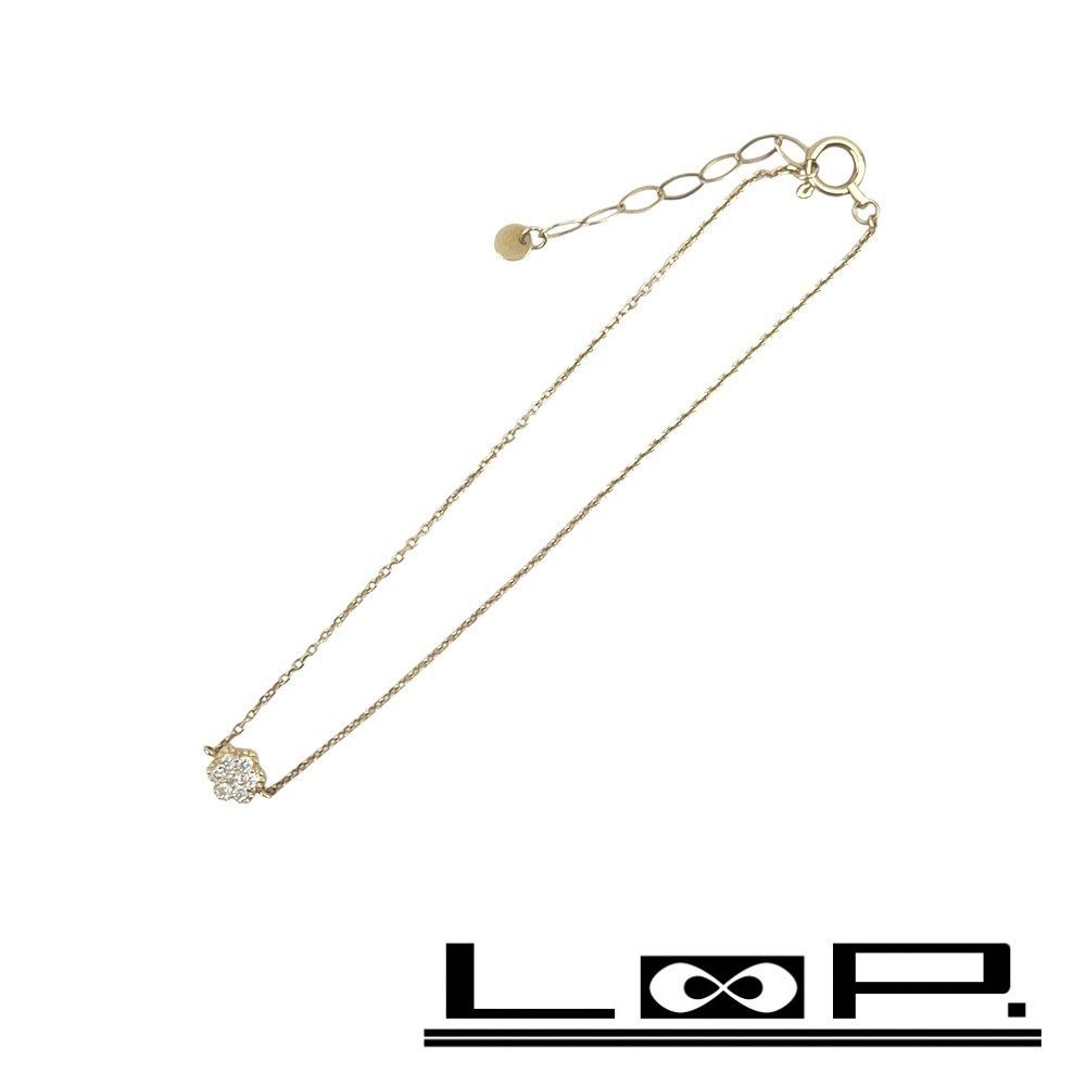 ヴァンドーム 青山 □美品□ ブレスレット ダイヤモンド ゴールド K18
