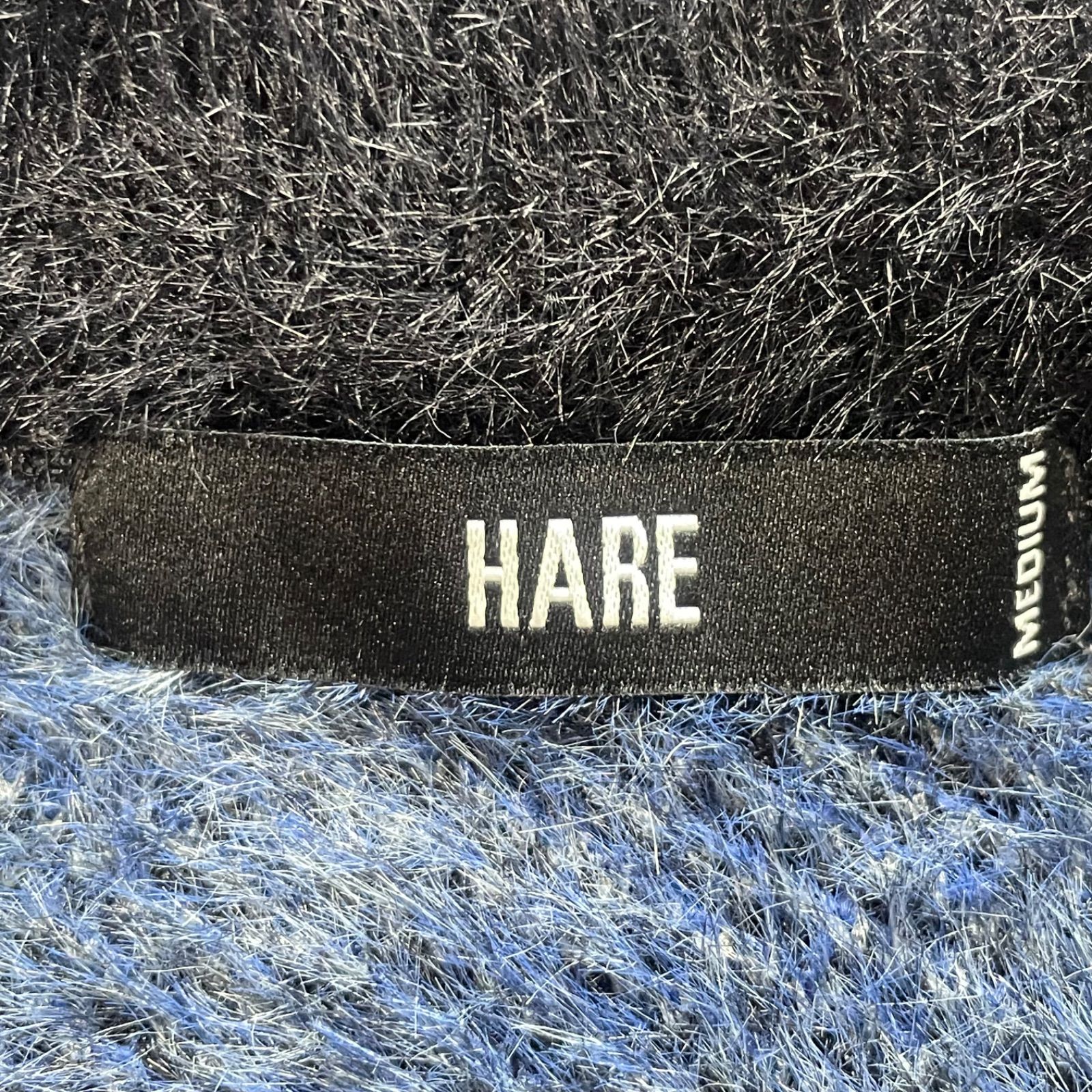 HARE ハレ アソートガラシャギープルオーバー ニット セーター クルー 