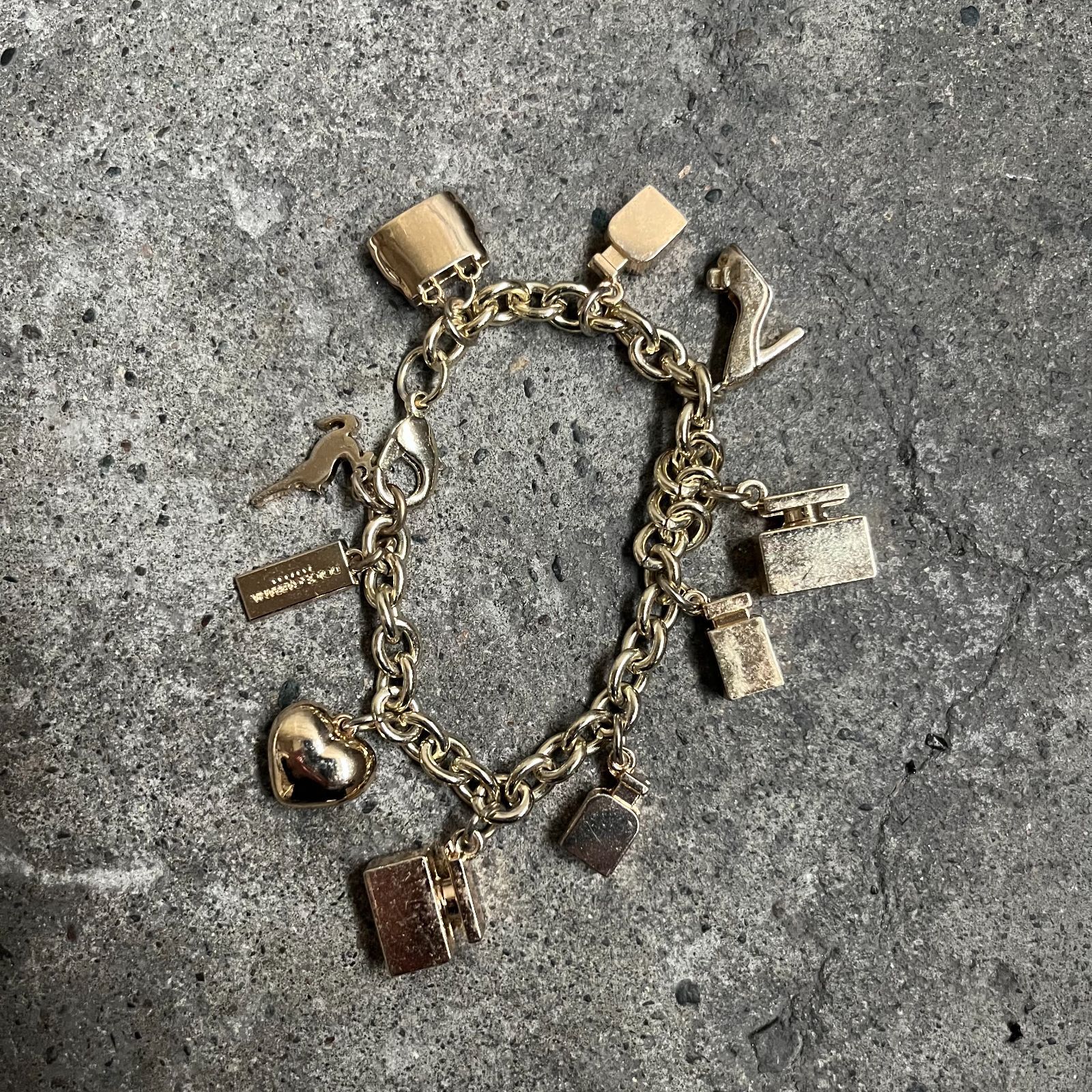 DOLCE&GABBANA Perfume Gold Bracelet ドルチェアンドガッバーナ 